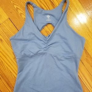 Prana Sabin Chakara Racer Back Ruched Yoga Tank